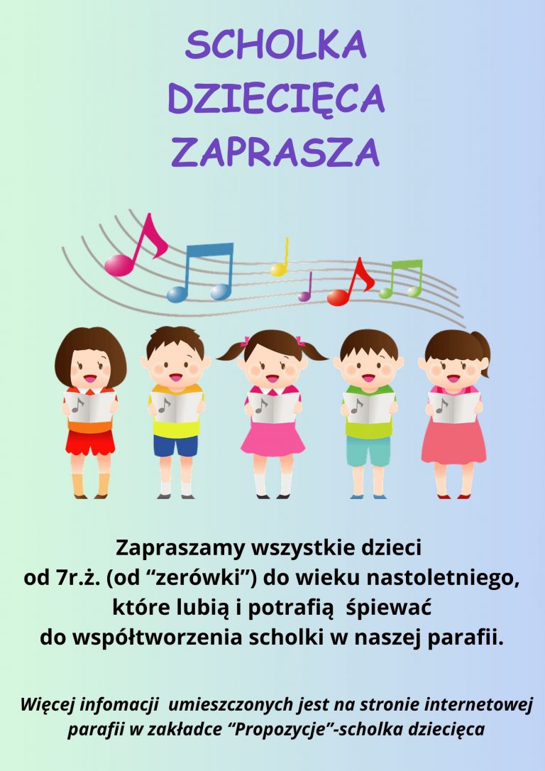 Scholka dziecięca – początek